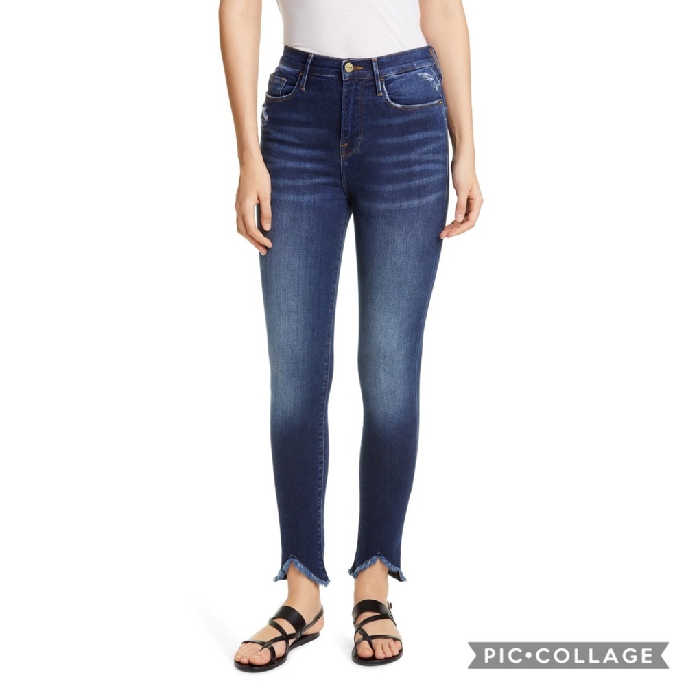 Frame Denim | Le Ali High Waist Triangle Hem Ankle